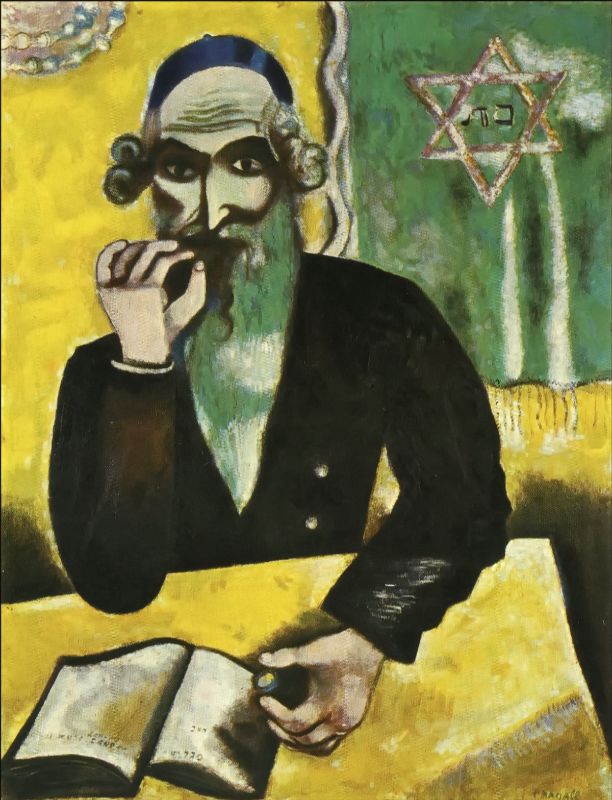 Le Rabbin, Marc Chagall